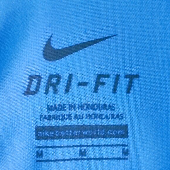 NWT Nike basketball training shirt women's size M blue white mesh on the side - Picture 5 of 14